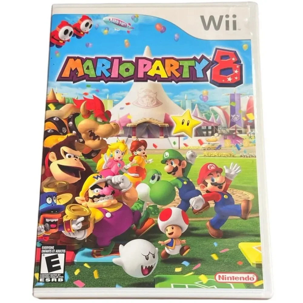 Mario Party 9 (Nintendo Wii, 2012) Authentic Tested Works